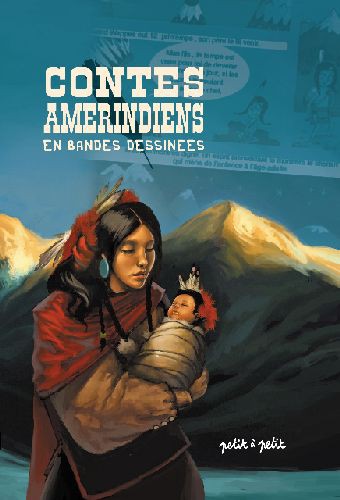 Contes américains en BD (Les) par Olivier Petit / Oliv', Edwina Cosme, Christelle Lardenois, Céline Riffard, Bloop, Ben Lebègue et Vox - Couverture