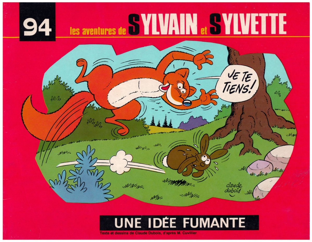 Idée fumante (Une) - Série Sylvain et Sylvette par Robert Génin et Claude Dubois - Couverture