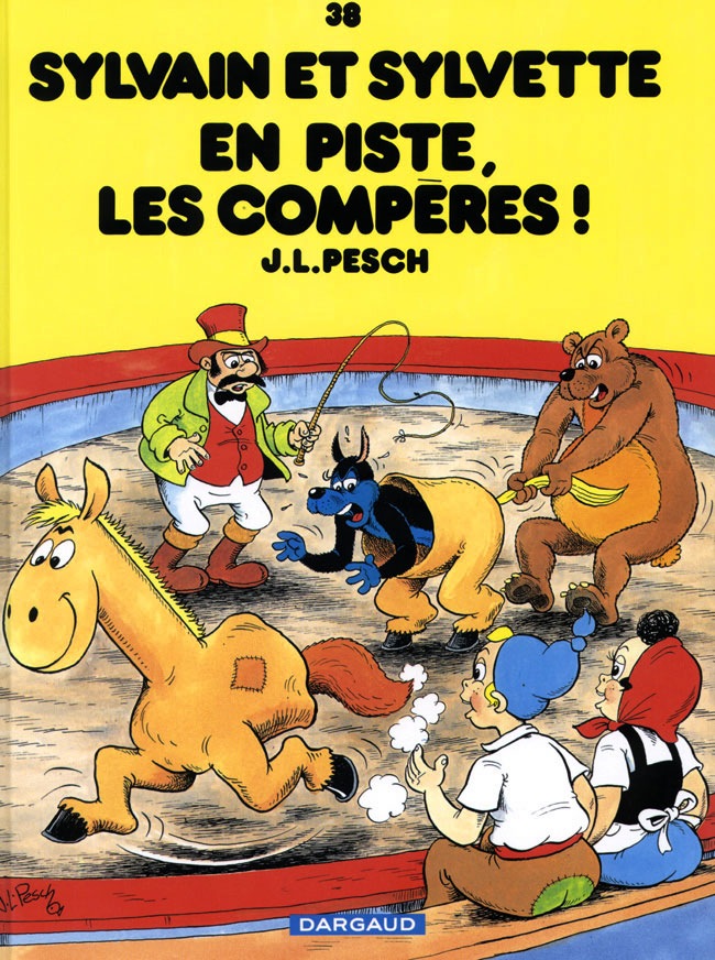 En piste, les Compères - Série Sylvain et Sylvette par Jean-Louis Pesch - Couverture
