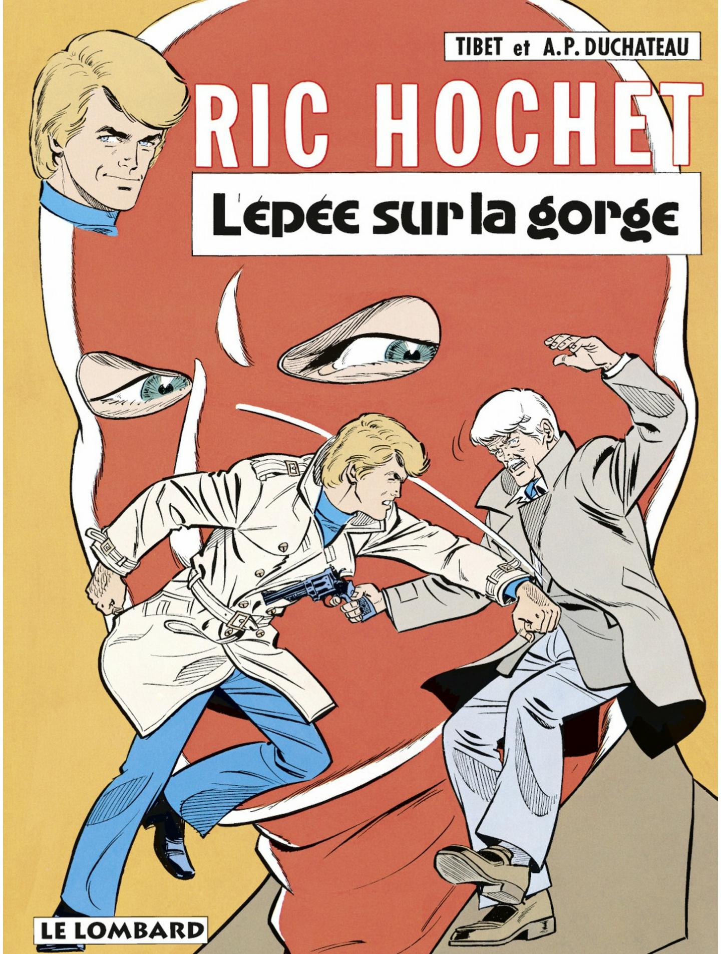Epée sur la gorge (L') - Série Ric Hochet par André-Paul Duchâteau / Michel Vasseur, Tibet et Didier Desmit - Couverture