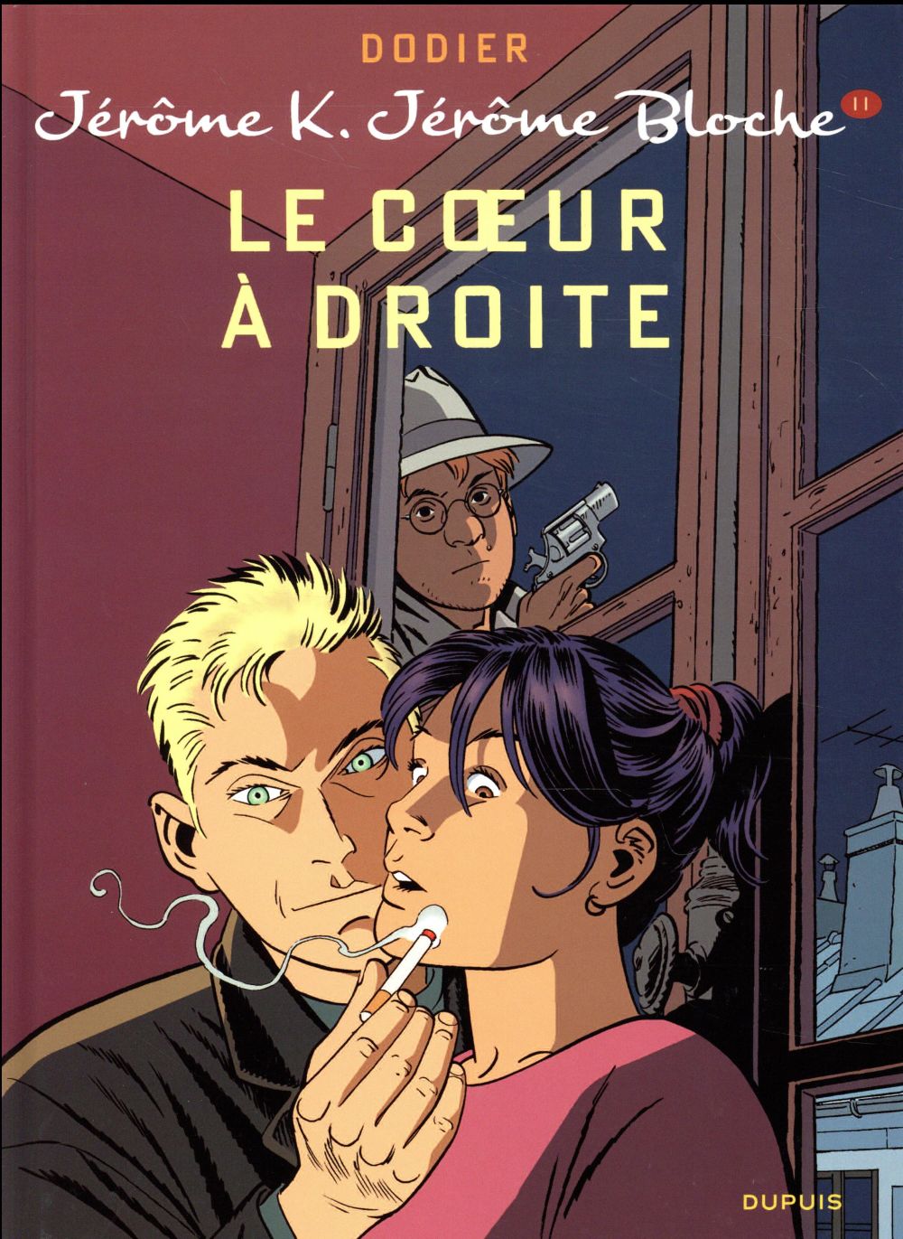 Coeur à droite (Le) - Série Jérôme K. Jérôme Bloche par Alain Dodier - Couverture