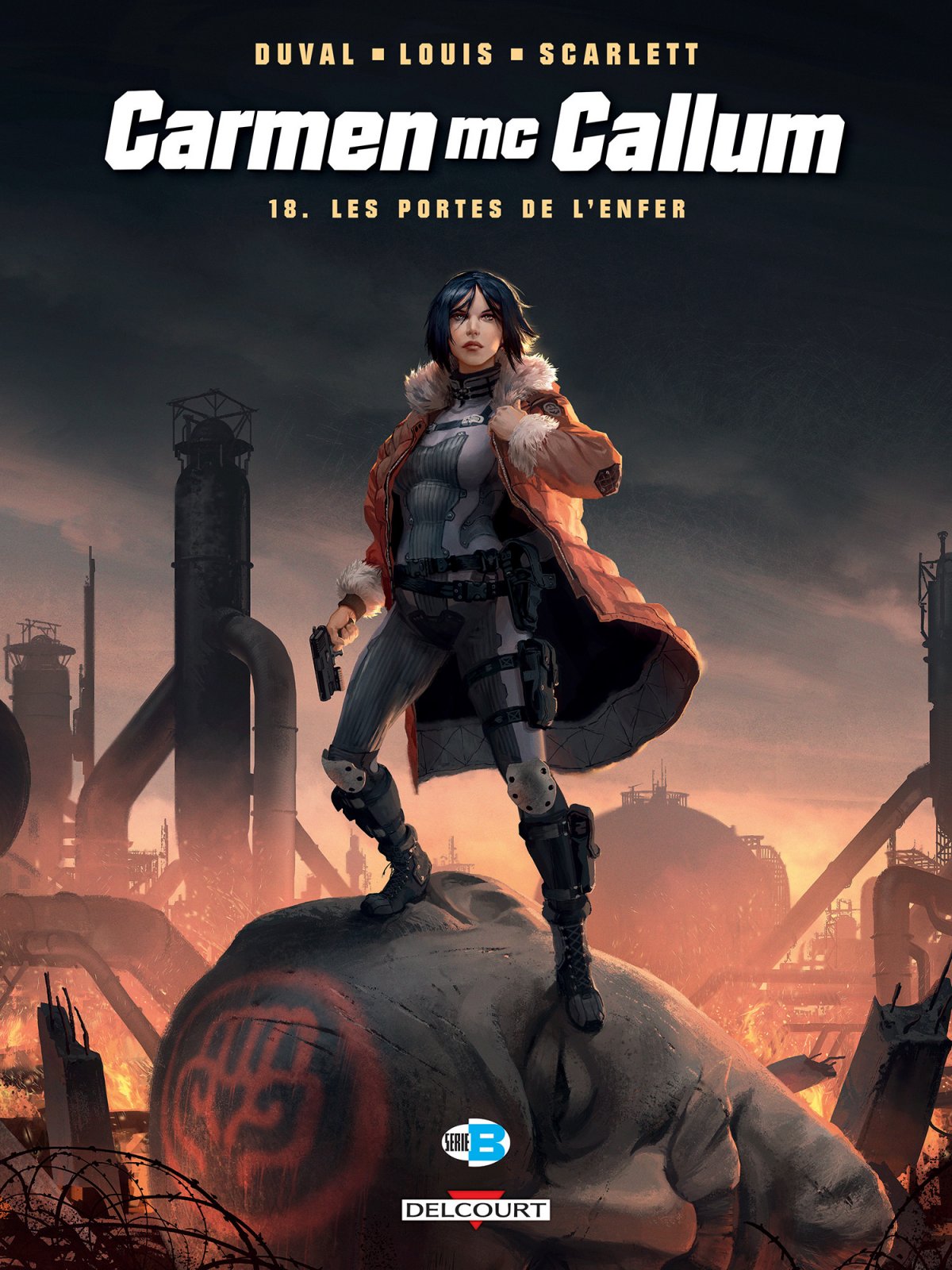 Portes de l'enfer (Les) - Série Carmen Mc Callum par Fred Duval et Stéphane Louis - Couverture
