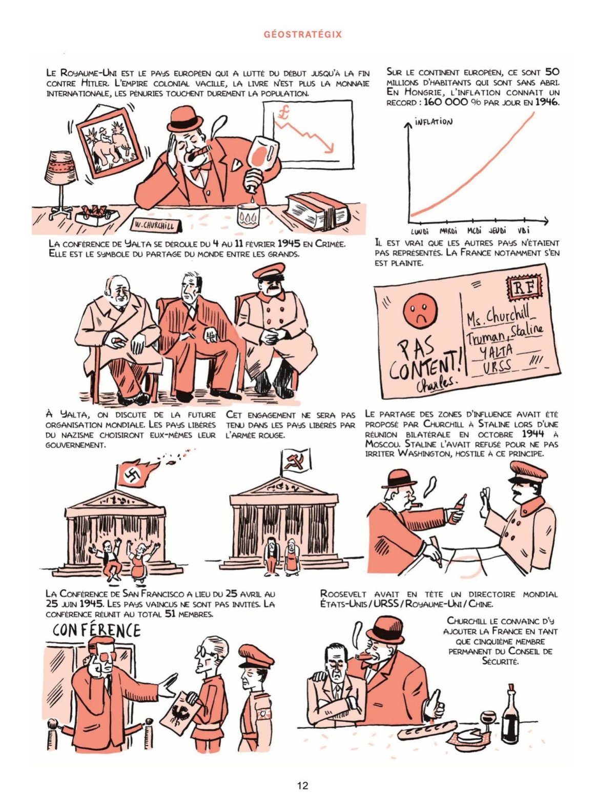 Géopolitique mondiale de 1945 à nos jours en BD (La) - Extrait 1