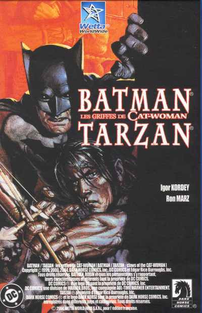 Batman / Tarzan - Les griffes de Cat-Woman - 9782952242608