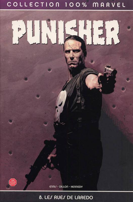 Rues de Laredo (Les) - Série Punisher (Marvel) par Garth Ennis, Avalon Studios, Cam Kennedy et Steve Dillon - Couverture