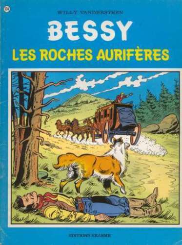 Les roches aurifères - Série Bessy par Willy Vandersteen - Couverture
