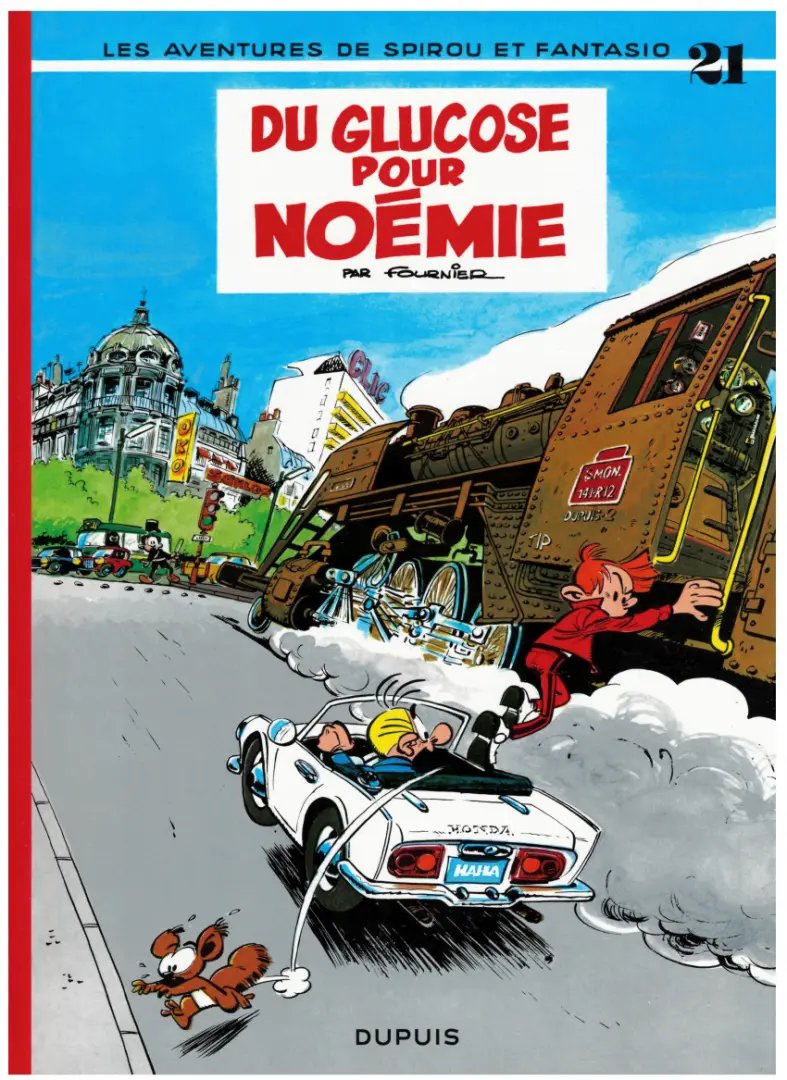 Glucose pour Noémie (Du) - Série Spirou et Fantasio par Jean-Claude Fournier - Couverture