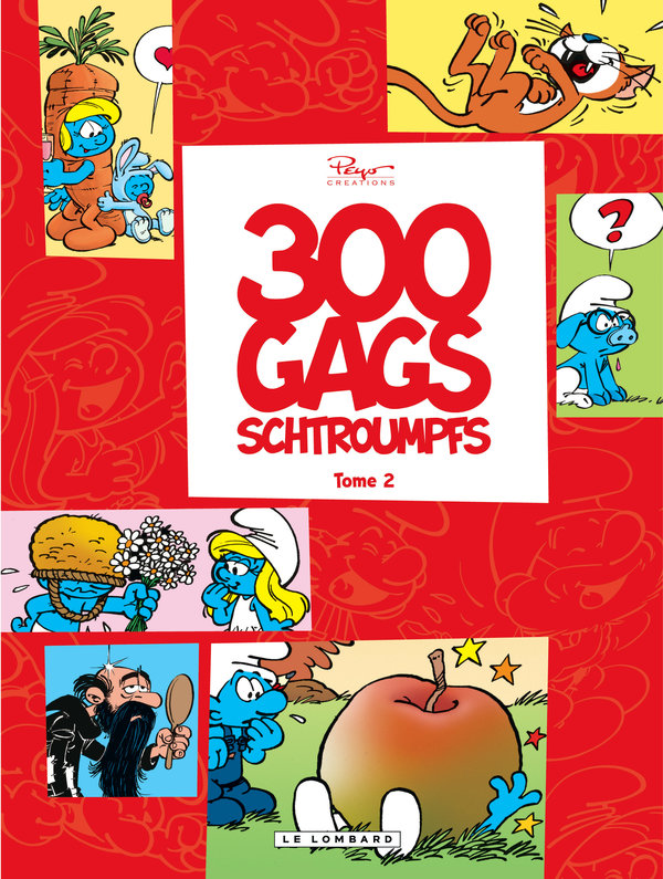 300 gags Schtroumpfs 2 - Série 300 gags Schtroumpfs par Peyo - Couverture