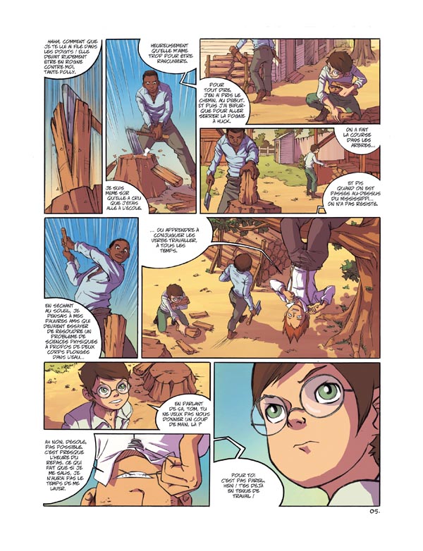 Aventures de Tom Sawyer (Les), de Mark Twain 1 - Extrait 1