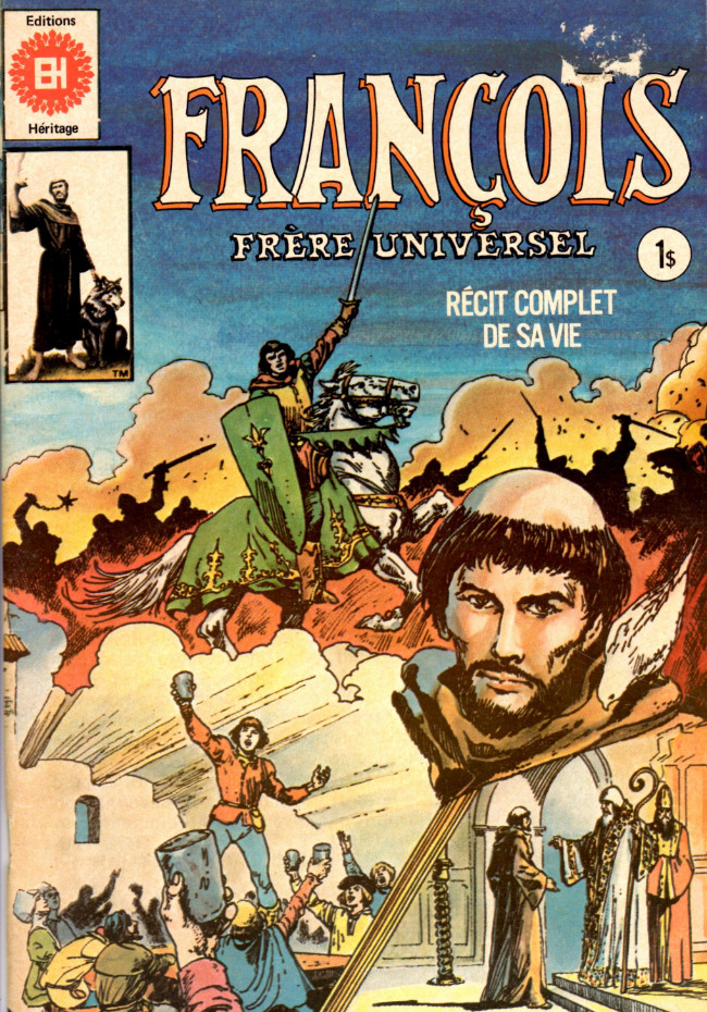 François - Frère universel - Récit complet de sa vie par Jo Duffy et John Buscema - Couverture