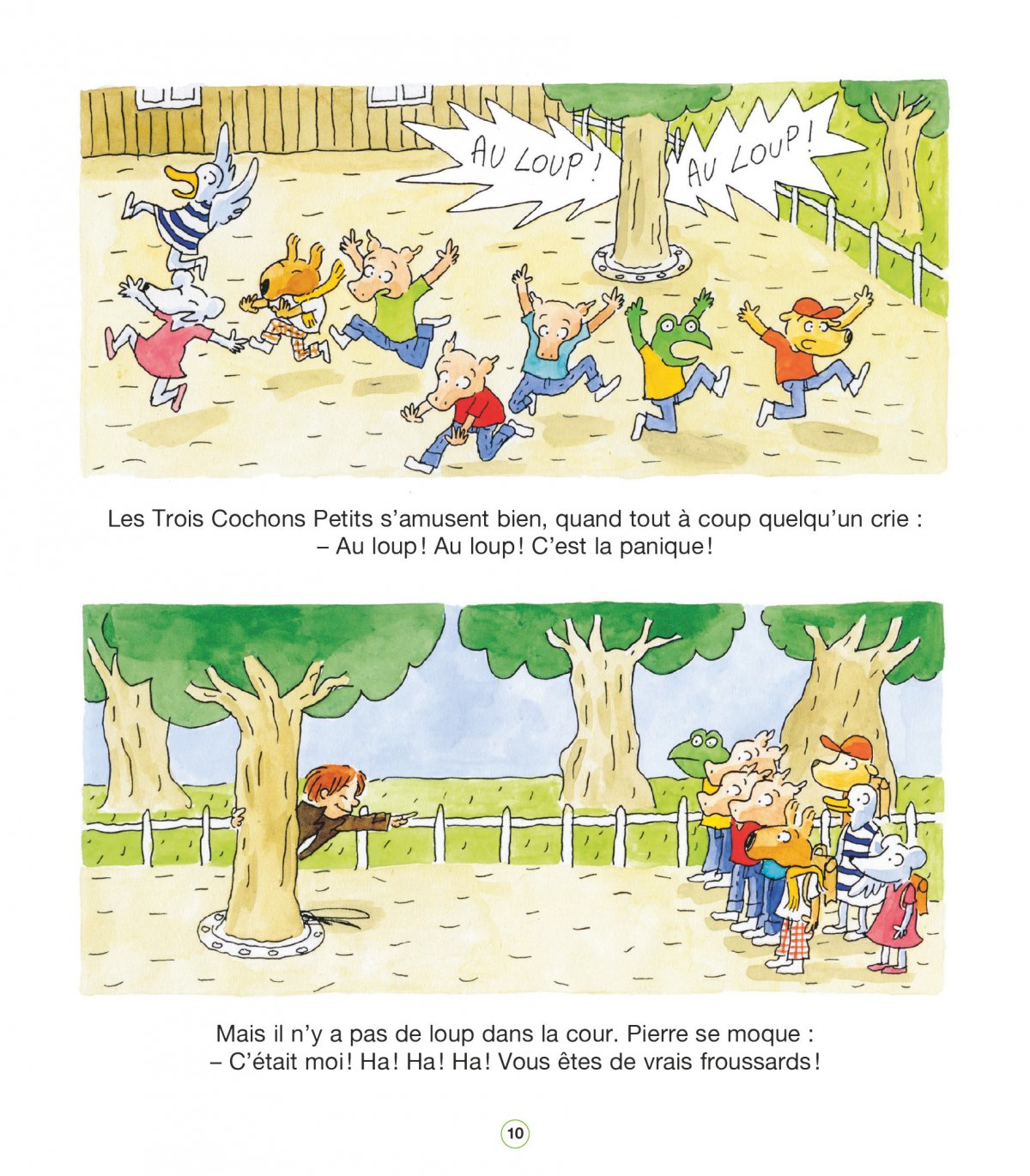Trois cochons petits et les loups (Les) - Extrait 1