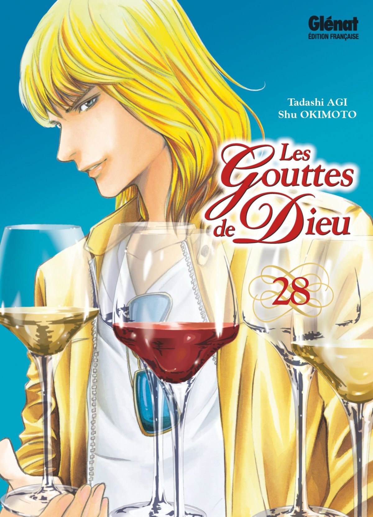 Gouttes de Dieu (Les) 28 - Série Gouttes de Dieu (Les) par Tadashi Agi / Seimaru Amagi et Shu Okimoto - Couverture