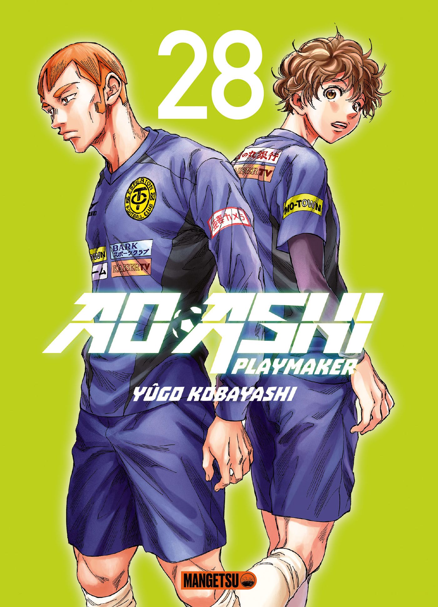 Ao Ashi Playmaker 28 - Série Ao Ashi Playmaker par Yûgo Kobayashi - Couverture
