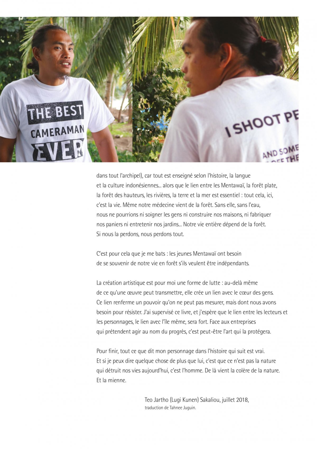 Mentawaï ! - Extrait 1