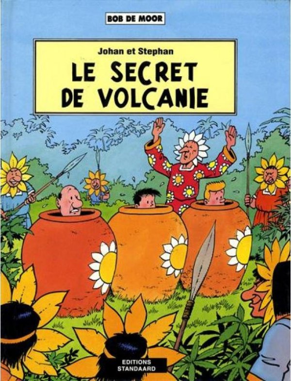 Secret de Volcanie (Le) - Série Johan et Stephan / Les Aventures d'Oncle Zigomar par Bob de Moor - Couverture