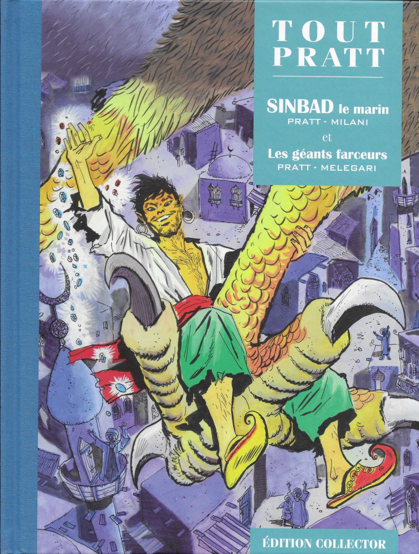 Sinbad le marin et Les géants farceurs - Série Tout Pratt par Vezio Melegari, Mino Milani et Hugo Pratt - Couverture