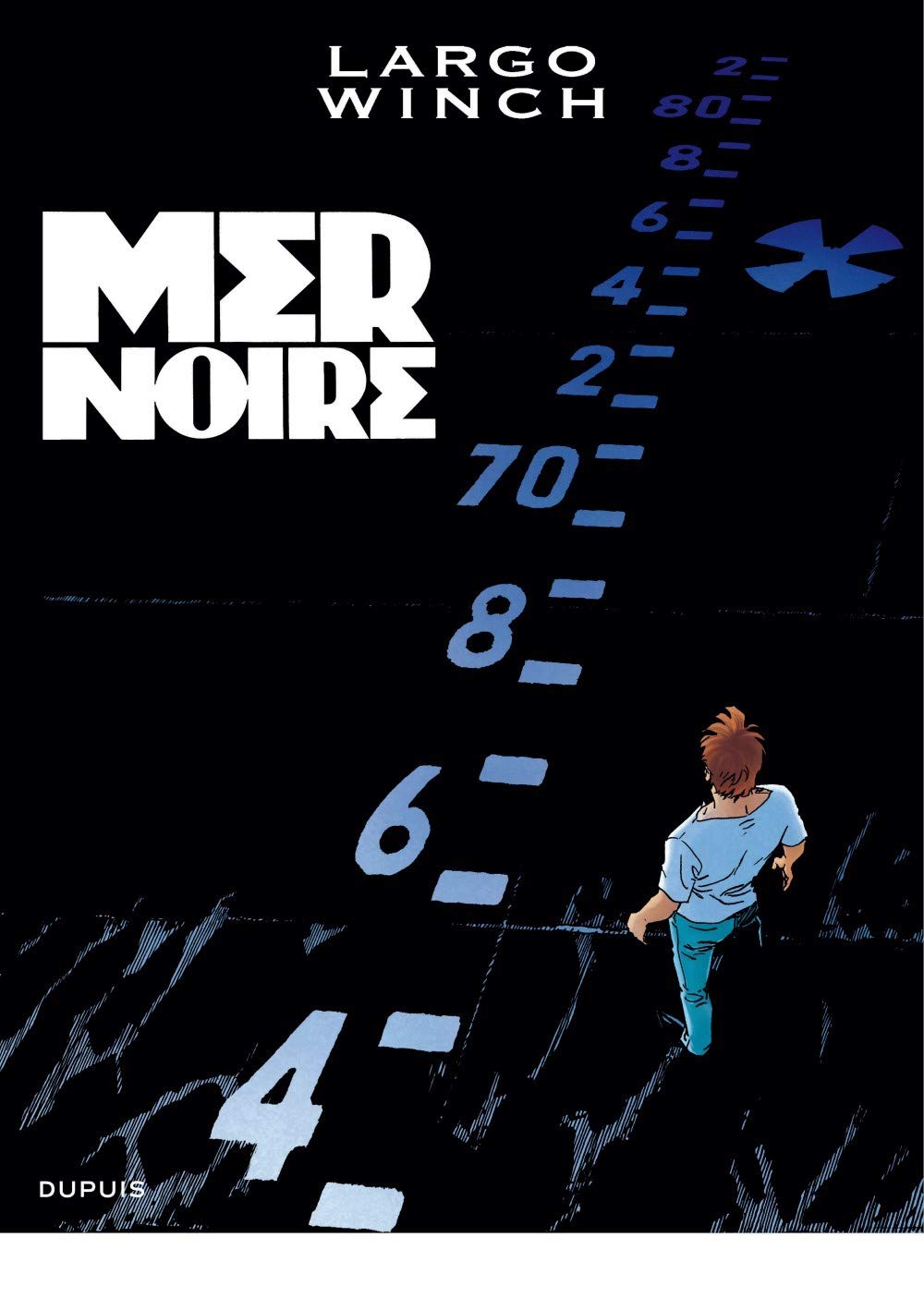 Mer noire - Série Largo Winch par Jean Van Hamme et Philippe Francq - Couverture