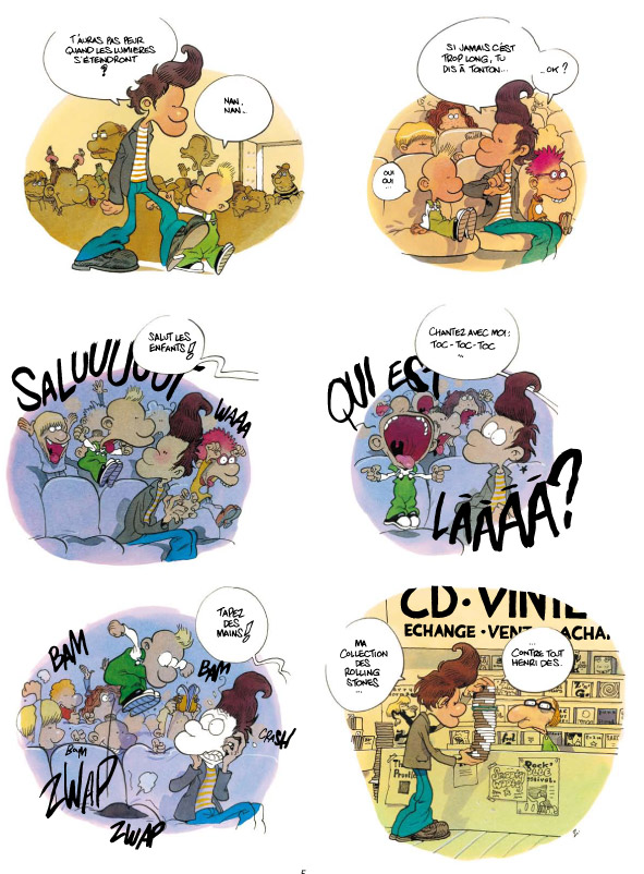 Henri Dès - Chansons en BD - Extrait 1