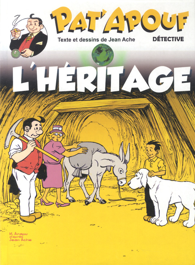 Héritage (L') - Série Pat'Apouf détective par Jean Ache - Couverture