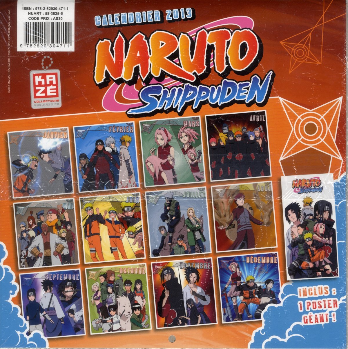Naruto Shippuden calendrier 2013 - Extrait 1