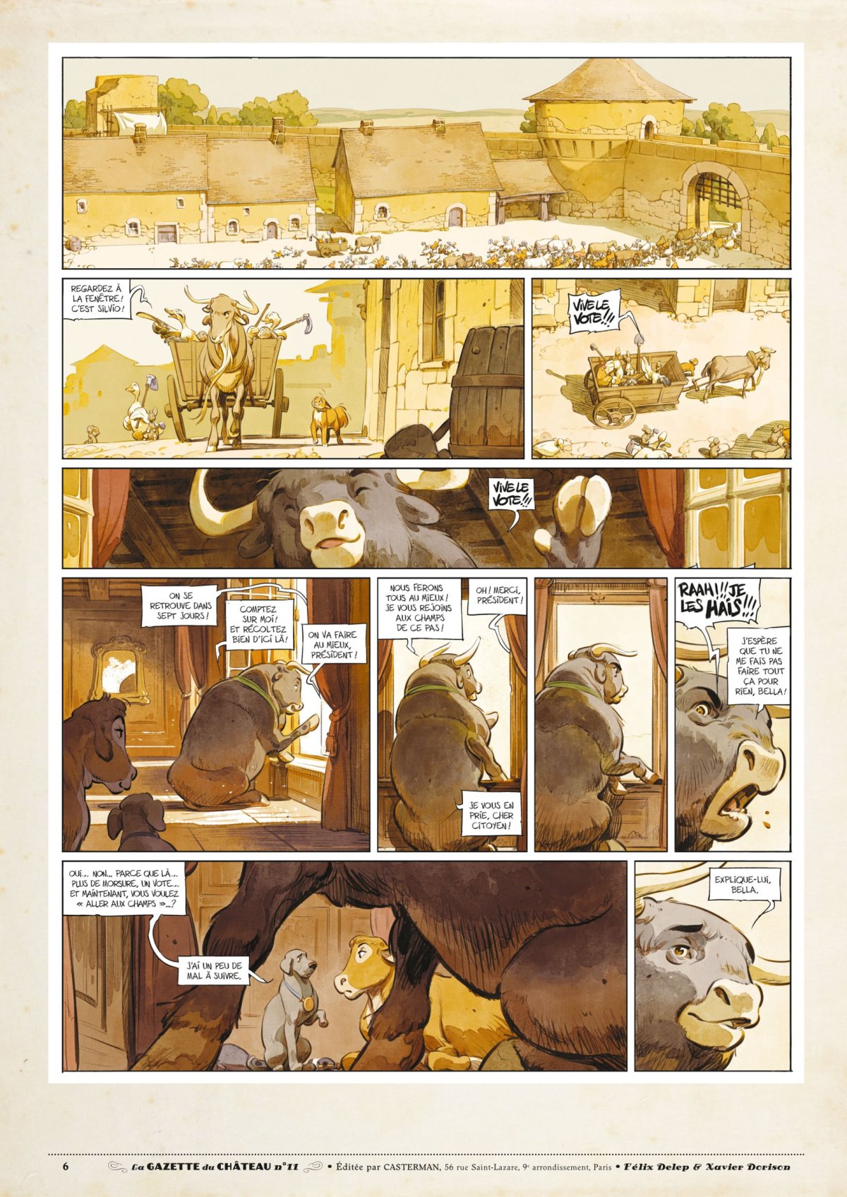 Château des animaux (Le) - Gazette 11 - Extrait 1