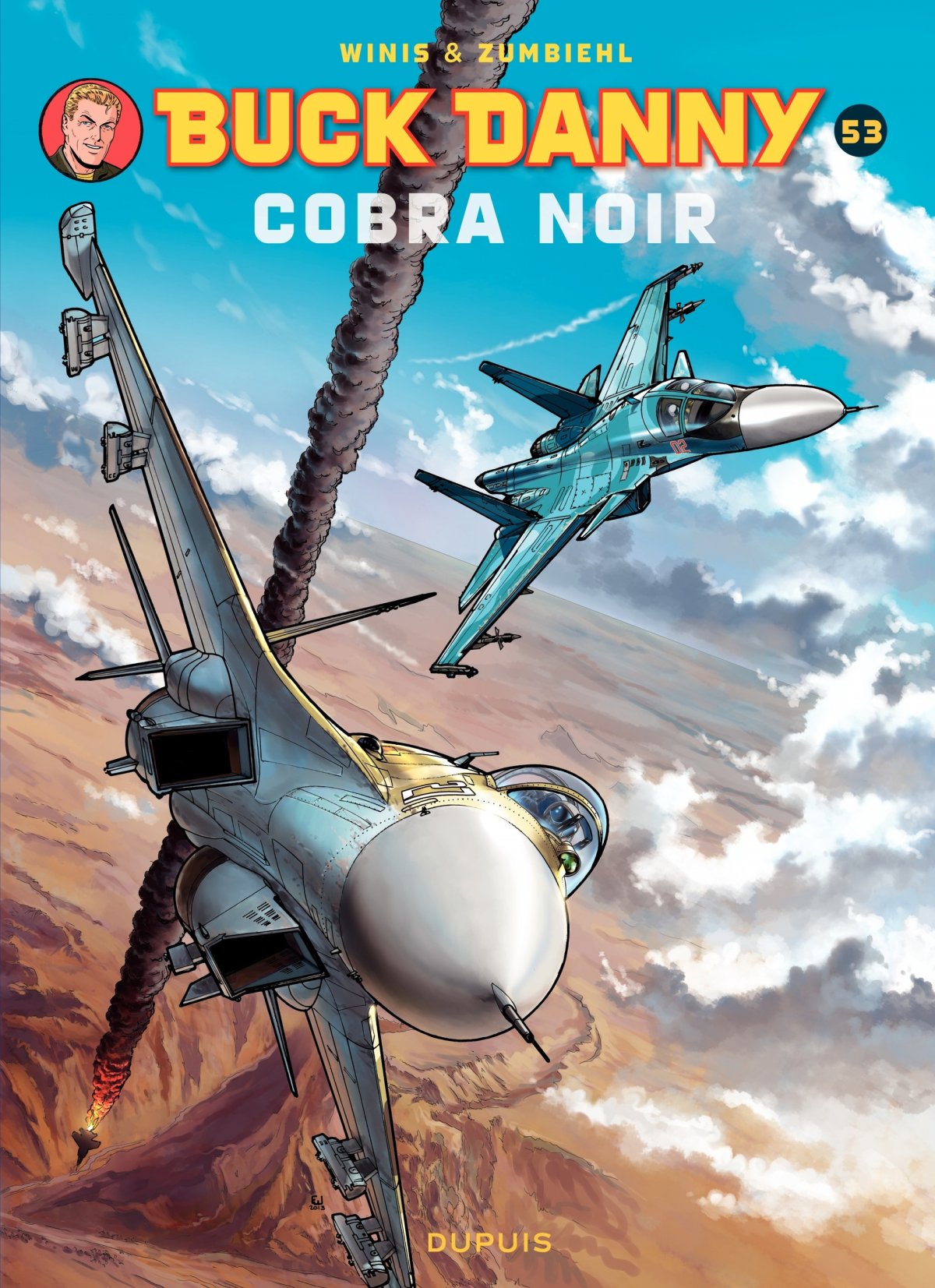 Cobra noir - Série Buck Danny par Frédéric Zumbiehl et Francis Winis - Couverture