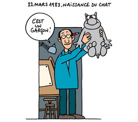 Geluck arrête Le Chat