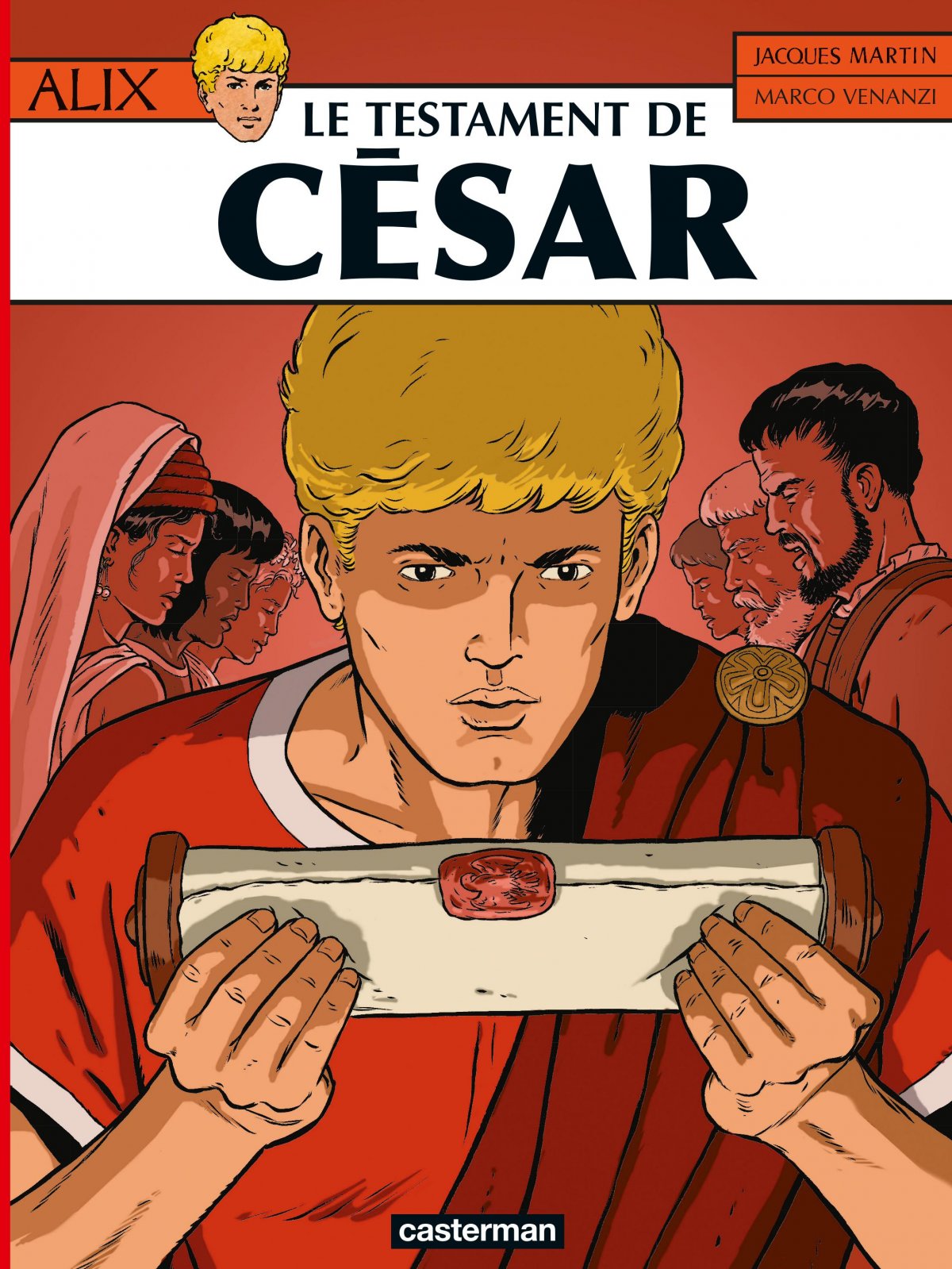 Testament de César (Le) - Série Alix par Marco Venanzi - Couverture