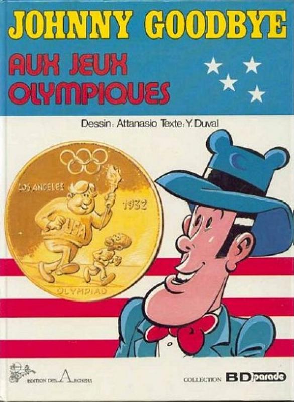 Jeux Olympiques (Aux) - Série Johnny Goodbye par Yves Duval et Dino Attanasio - Couverture