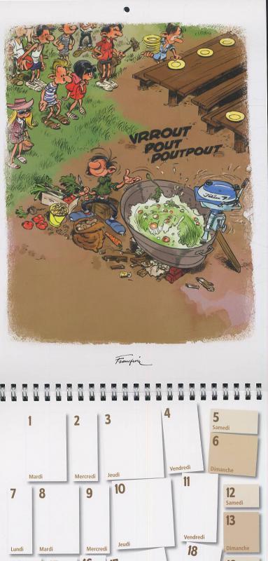 Calendrier Gaston Lagaffe 2010 - Le Calendrier Ecocool - Extrait 1