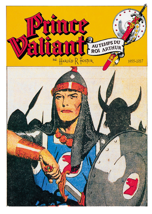 1955 - 1957 La Légende de Sir Quintus - Série Prince Valiant par Hal Foster - Couverture