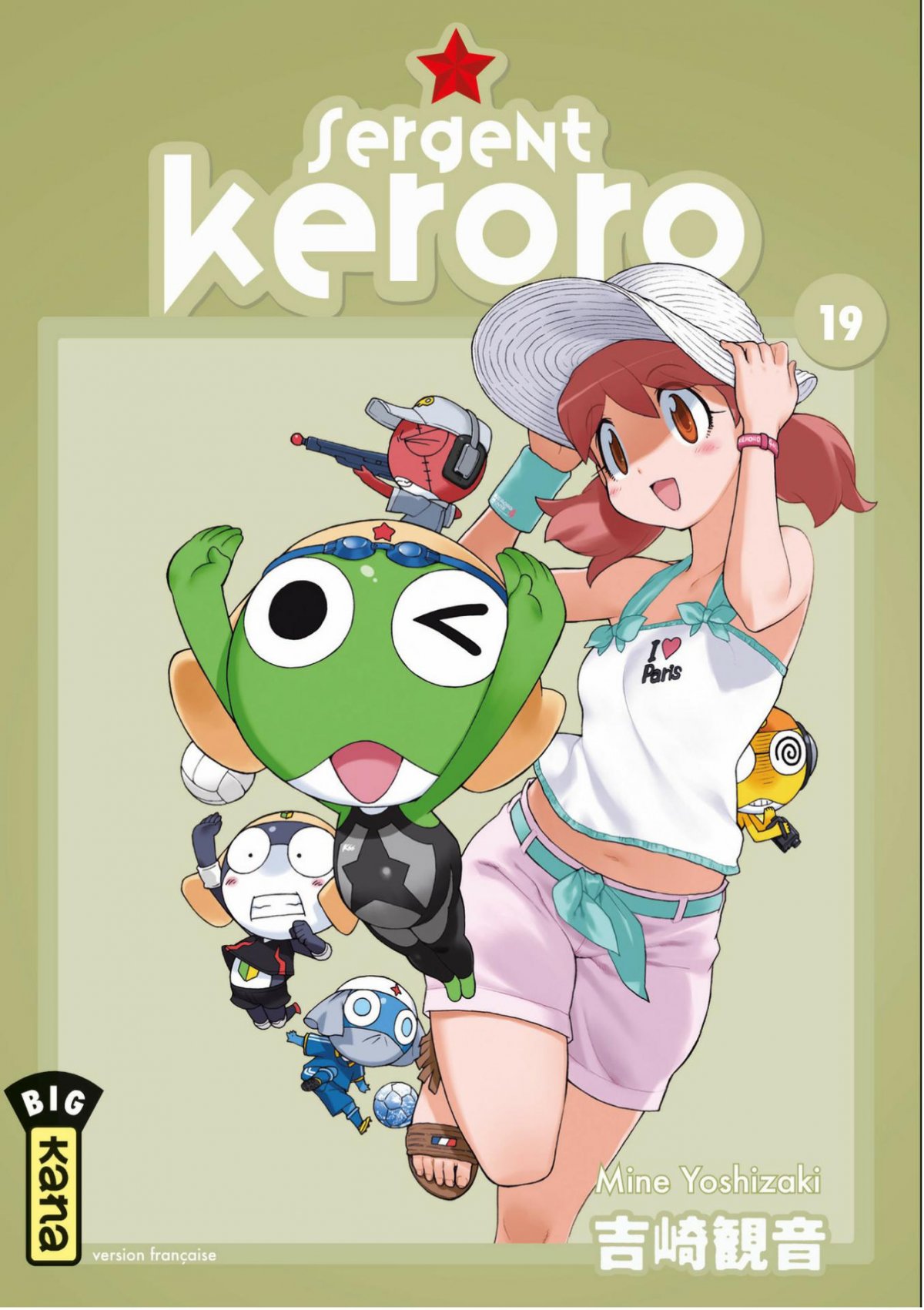 Sergent Keroro 19 - Série Sergent Keroro par Mine Yoshizaki - Couverture