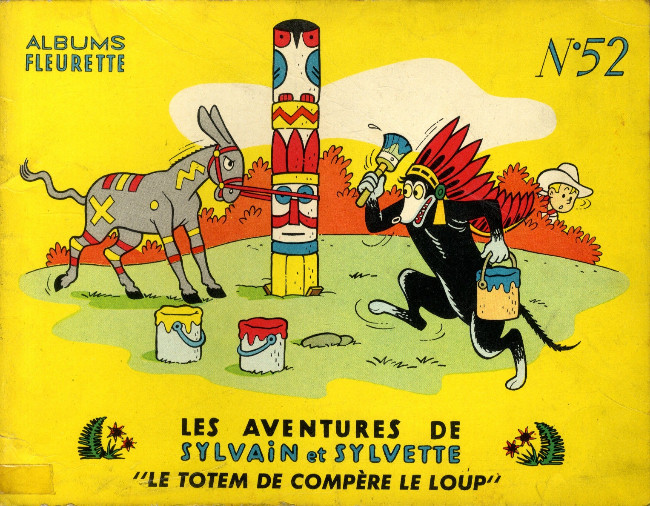 Totem de compère le loup (Le) - Série Sylvain et Sylvette par Claude Dubois - Couverture