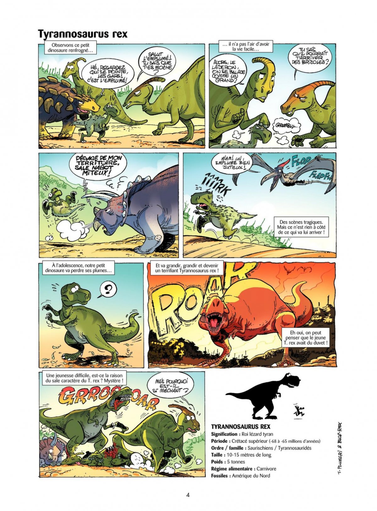 Dinosaures en BD (Les) 1 - Extrait 1