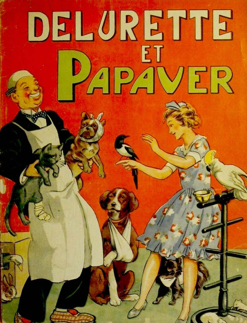 Délurette et Papaver par Joseph Porphyre Pinchon - Couverture