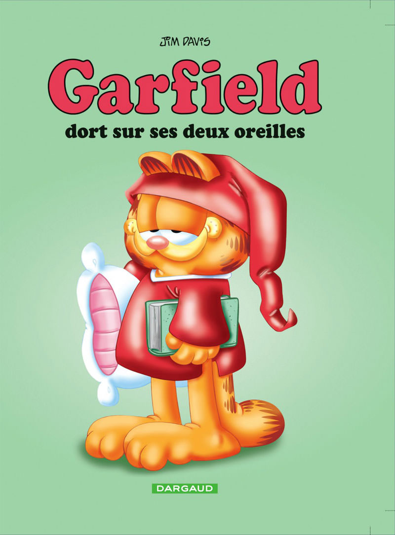 Garfield dort sur ses deux oreilles - Série Garfield par Jim Davis - Couverture