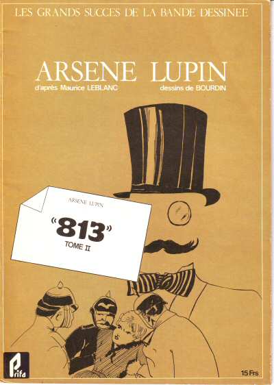 Arsène Lupin - 813 2 - Série Arsène Lupin - 813 par Bourdin et Maurice Leblanc - Couverture