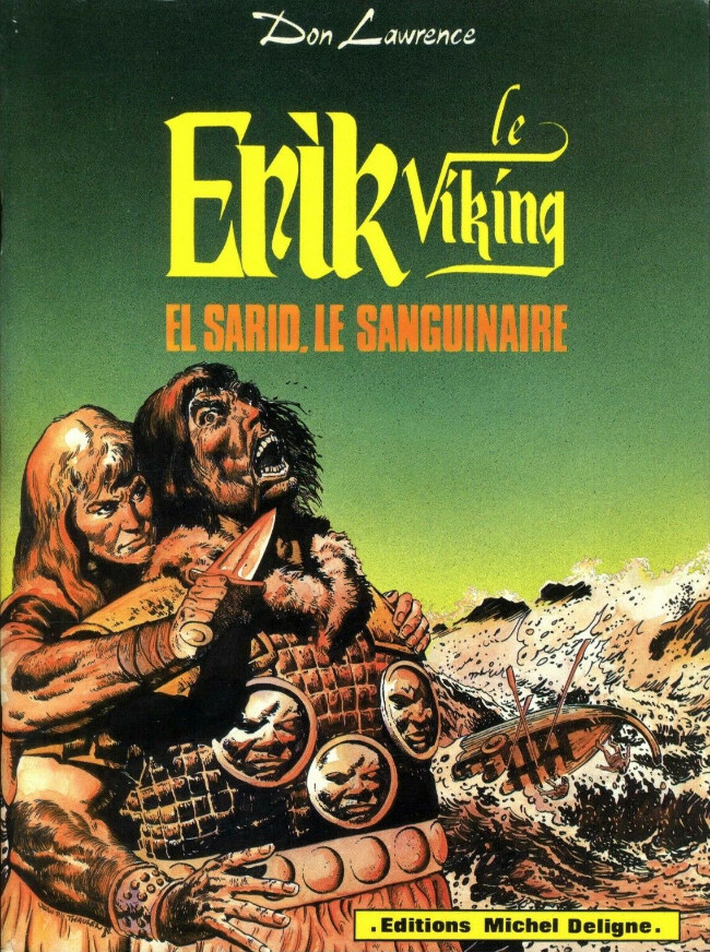 El Sarid le sanguinaire - Série Erik le viking par Don Lawrence - Couverture