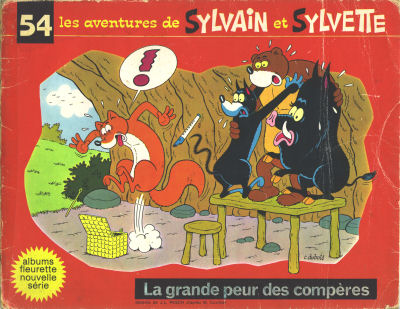 Grande peur des compères (La) - Série Sylvain et Sylvette par Jean-Louis Pesch - Couverture