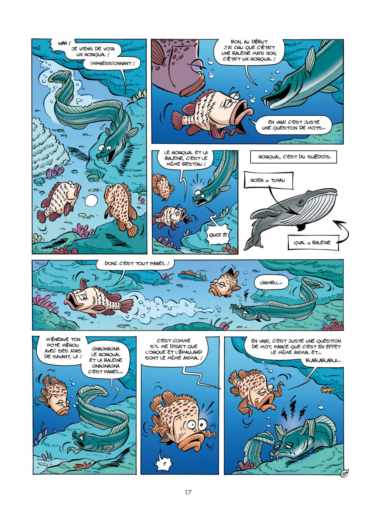 Animaux marins en BD (Les) 8 - Extrait 1