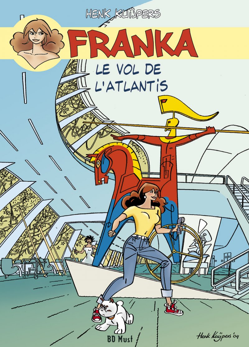 Vol de l'Atlantis (Le) - Série Franka par Henk Kuijpers - Couverture
