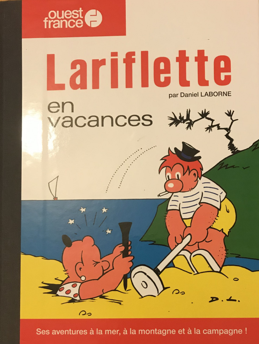 Lariflette en vacances - Série Lariflette par Daniel Laborne - Couverture