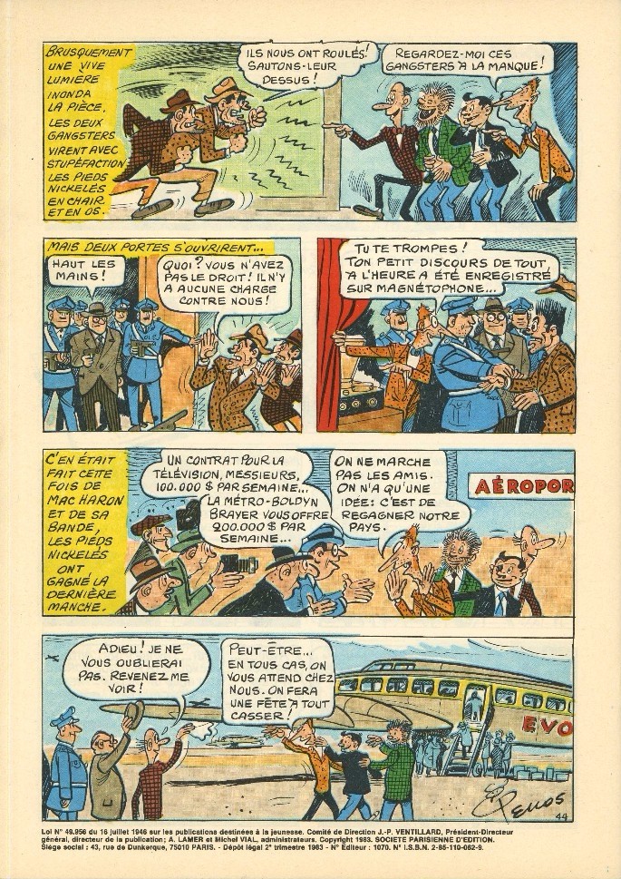 Pieds Nickelés à Chicago (Les) - Extrait 1