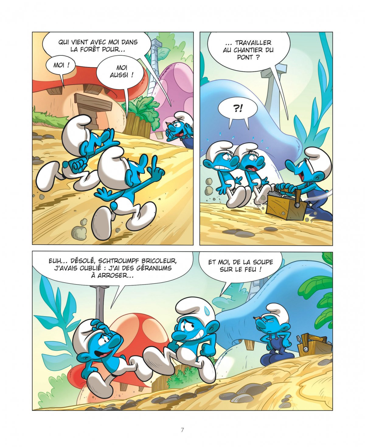 Schtroumpf qui jetait ses déchets n'importe où (Le) - Extrait 1