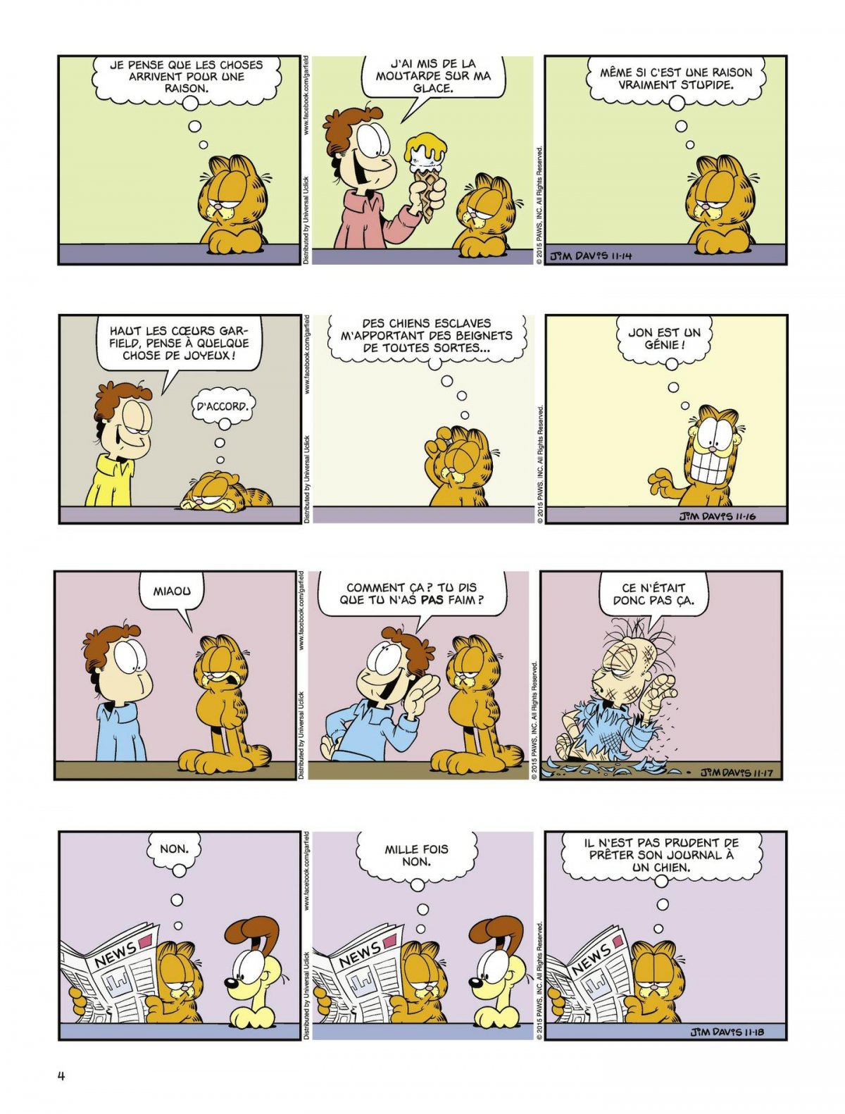 Garfield a du bleu dans les yeux ! - Extrait 1