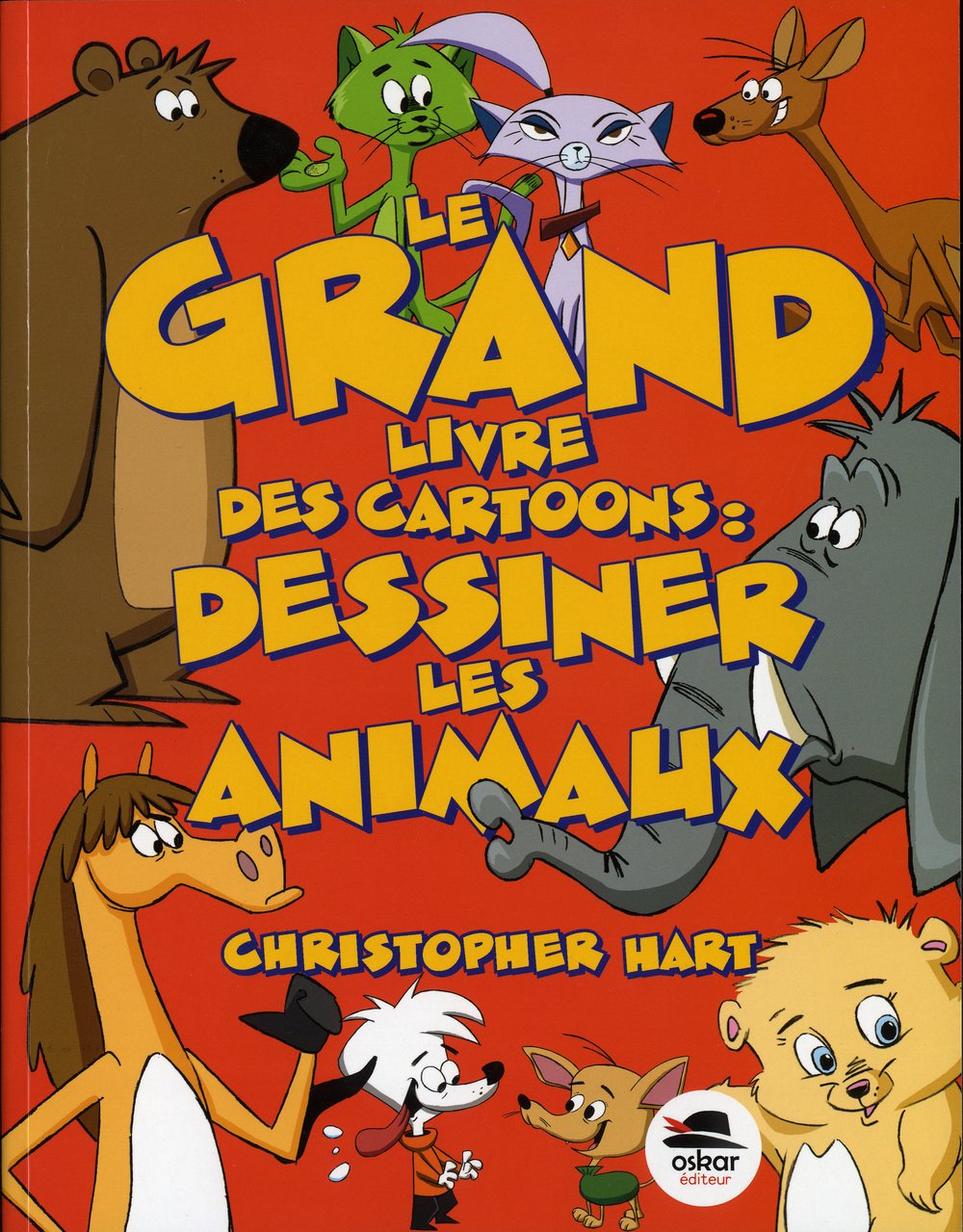 Grand livre des cartoons (Le) - Dessiner les animaux - 9782350007205