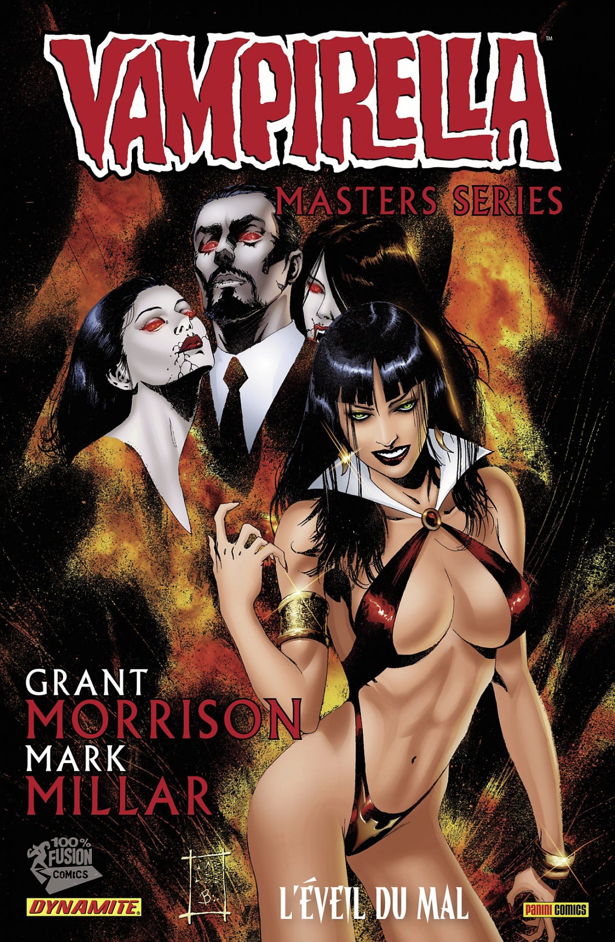 Eveil du mal (L') - Série Vampirella Classics par Mark Millar, Grant Morrison, Louis Small Jr. et Amanda Conner - Couverture