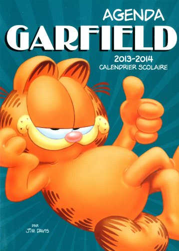 Agenda Garfield 2013-2014 - Calendrier Scolaire - Série Garfield (Presses Aventures) par Jim Davis - Couverture