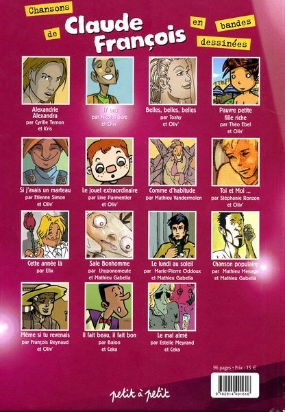 Chansons de Claude François en bandes dessinées (Les) - Extrait 1