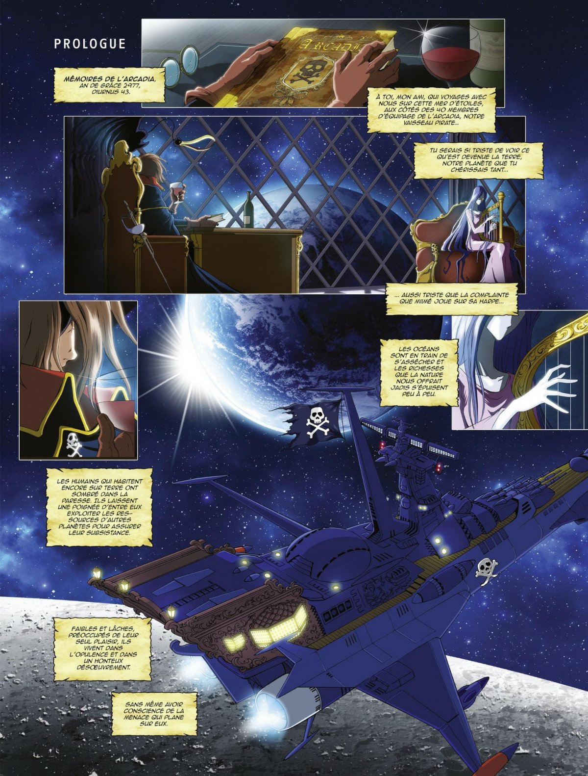 Capitaine Albator - Mémoires de l'Arcadia 1 - Extrait 1